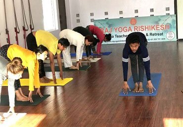 yoga classes at raj resort
